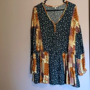 Cottagecore Patchwork Tunic